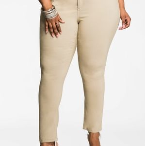 Ashley Stewart Khaki Jegging Size 26